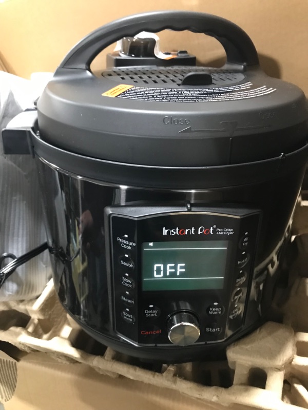 Photo 3 of Instant Pot Pro Crisp 11-in-1 Air Fryer and Electric Pressure Cooker Combo with Multicooker Lids that Air Fries, Steams, Slow Cooks, Sautés, Dehydrates, & More, Free App With Over 800 Recipes, 8 Quart
