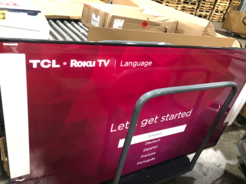 Photo 5 of TCL 75" Class 5-Series 4K UHD QLED Dolby Vision & Atmos, VRR, AMD FreeSync, Smart Roku TV - 75S555 (2022 Model)--box damaged