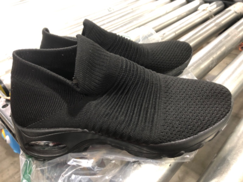 Photo 1 of BLACK SLIP ON SHOES SIZE 8.5 