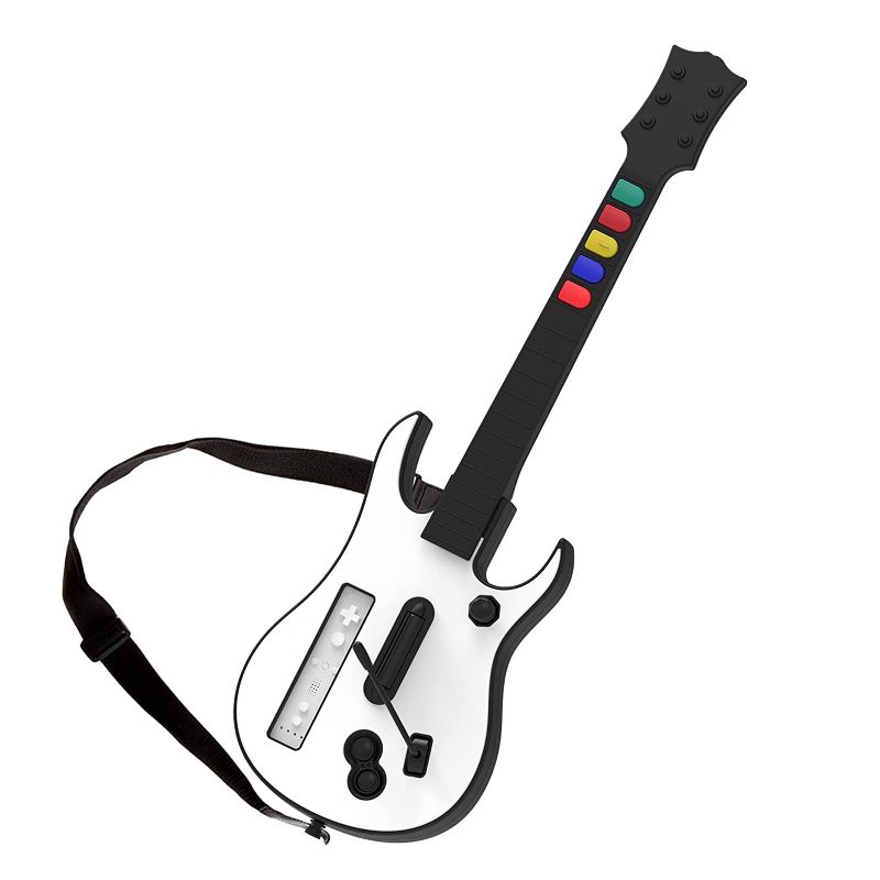 Photo 1 of DOYO Guitar Hero, Guitar Hero Wii for Wii Guitar Hero and Rock Band Games (exclude Rock Band 1) Color White