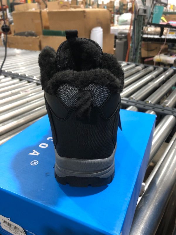 Photo 1 of Black Lamincoa Winter Snow Hiking Boots for Women Warm Faux-fur-lining Anti Slip Trekking Boots Size 37