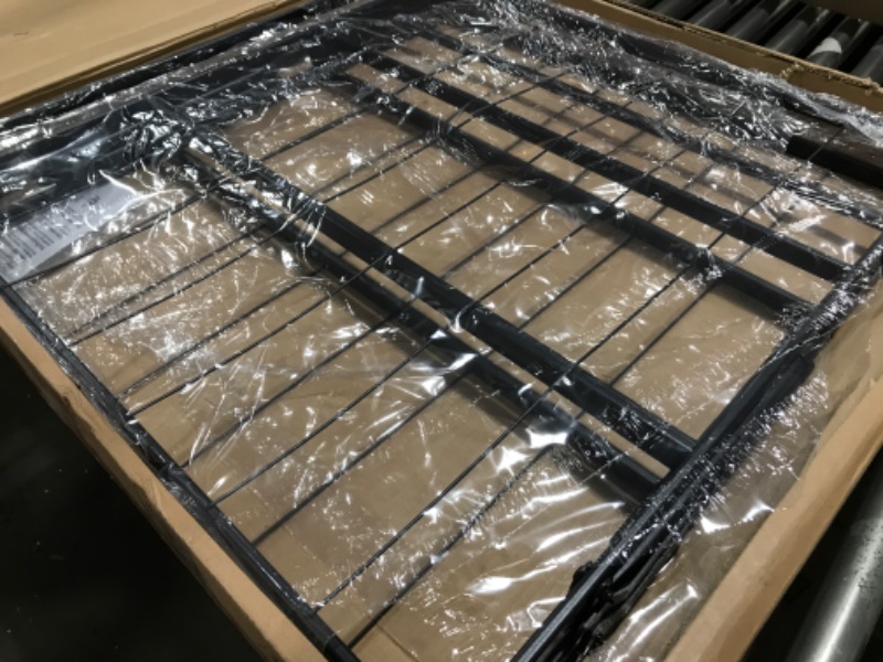 Photo 2 of ZINUS SmartBase Heavy Duty Mattress Foundation / 14 Inch Metal Platform Bed Frame / No Box Spring Needed / Sturdy Steel Frame / Underbed Storage, Twin Black Twin Heavy Duty (14")