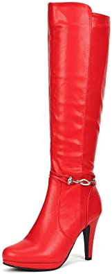 Photo 1 of DREAM PAIRS Women's Knee High High Heel Boots
