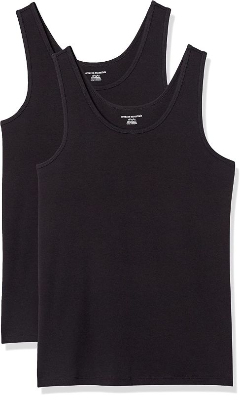 Photo 1 of Amazon Essentials Women's Slim-Fit Tank, Pack of 2