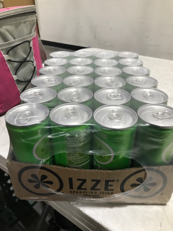 Photo 1 of 24 pack izze drinks. SPARKLING APPLE