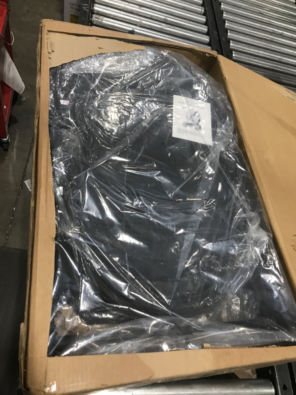 Photo 1 of Kenyone Pet Stroller, 3 in 1 Multifunction Pet Travel System 4 Wheels Foldable Aluminum Alloy Frame Carriage for Small Medium Dogs & Cats Black