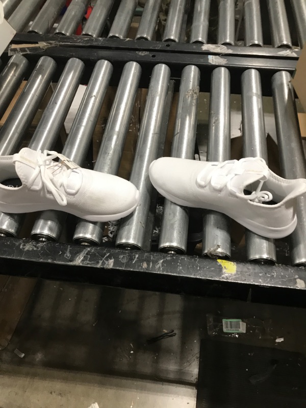 Photo 2 of adidas Women's Cloudfoam Pure-2.0 Running Shoe 8 White/White/Grey