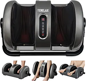 Photo 1 of TERELAX Foot Massager Machine Shiatsu Foot and Calf/Leg/Arm Massager with Heating Deep Kneading Foot Pain to Promote Blood Circulation for Men and Women
