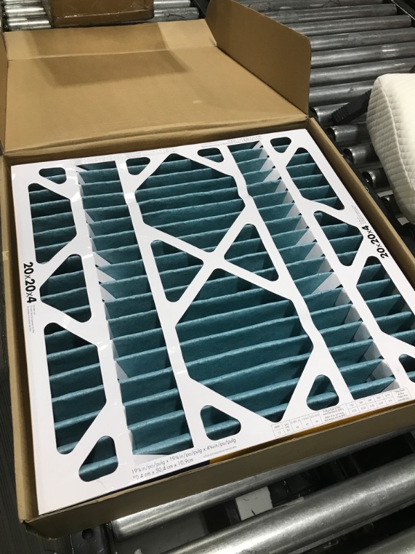 Photo 2 of PureFlow Home Air Filter MERV 13, 20x20x4 Furnace Filter, 4 Layer High Efficiency Filtration for Dust, Smoke, Fumes, Pollutants (Pack-of-1)