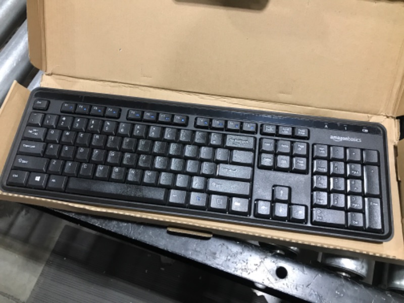 Photo 3 of Amazon Basics Wireless Keyboard-Quiet and Compact-US Layout (QWERTY)