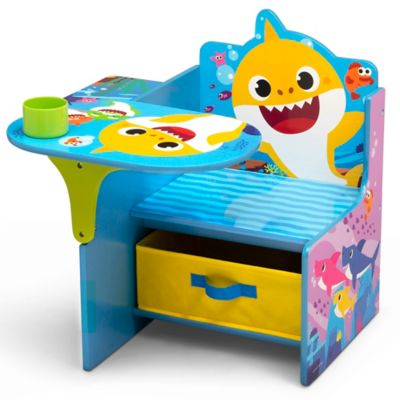 Photo 1 of Baby Shark Chair Desk with Storage Bin - Ideal for Arts & Crafts Snack Time Homeschooling Homework & More by Delta Children
