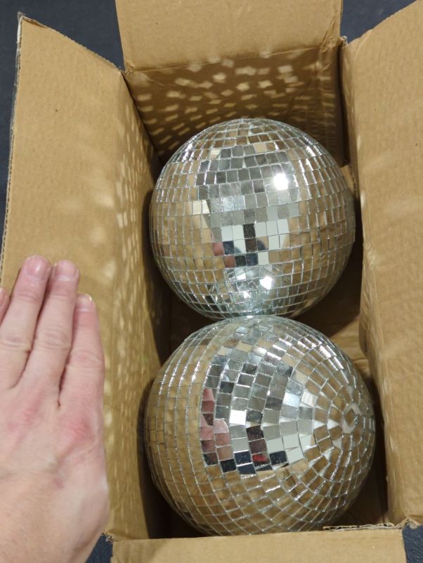 Photo 1 of 2 small disco balls