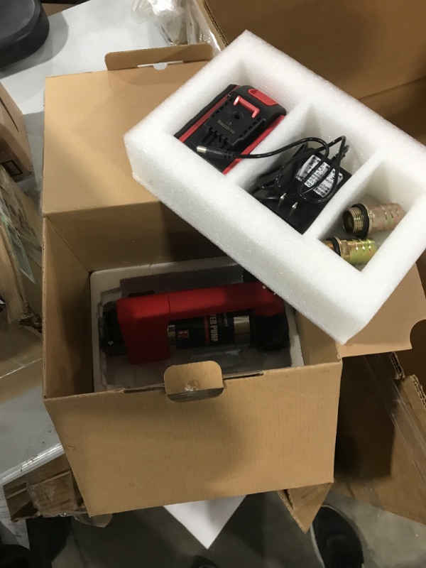 Photo 1 of Mxmoonant 13GPM Cordless Diesel Transfer Pump, Electric Oil Change Pump, Portable Self Priming Fuel Transfer Pump, with 2000mAH Lithium Battery, for Kerosene Boat Truck