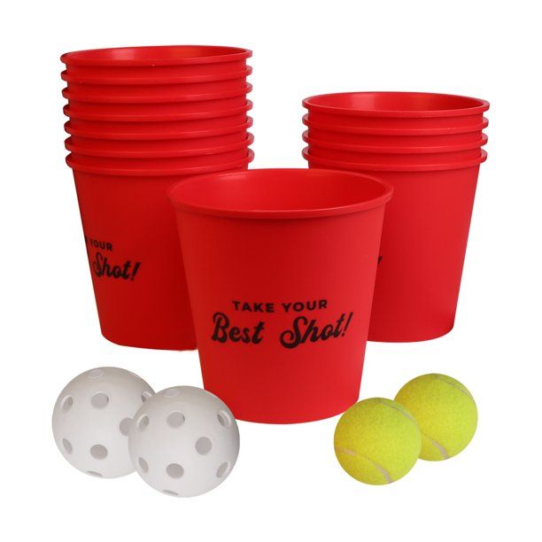 Photo 1 of BIG TREE BUCKET TOSS GAME