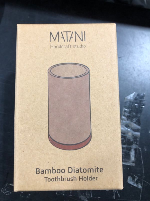 Photo 2 of 
Matani Bamboo Toothbrush Holder Diatomite 