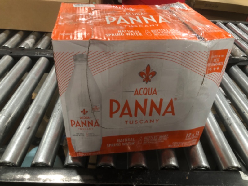 Photo 1 of Acqua Panna Natural Spring Water, 33.8 Oz Plastic Bottles (12 Pack) 33.8 Fl Oz (Pack of 12)