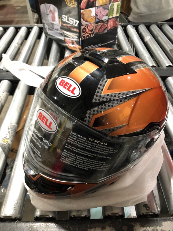 Photo 2 of Bell SRT Modular Full-Face Helmet Gloss Copper/Black Extra Small X-Small Gloss Copper/Black Predator