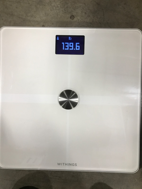 Photo 2 of Withings Body - Digital Wi-Fi Smart Scale with Automatic Smartphone App Sync, BMI, Multi-User Friendly, with Pregnancy Tracker & Baby Mode
