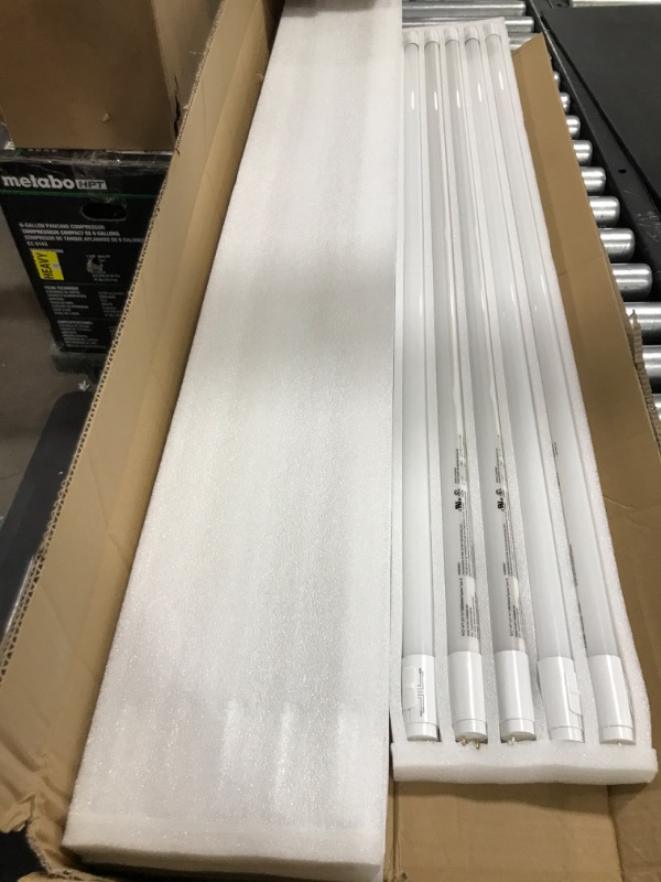 Photo 2 of 20 Pack 5CCT 4FT LED T8 Ballast Bypass Type B Light Tube, 18W, 3000K/3500K/4000K/5000K /6500K Selectable, Single or Double End Powered, 2300lm, Frosted Cover, T8 T10 T12 Tube Light, 120-277V, UL, FCC 3000k/35000k/4000k/5000k/6500k Selectable