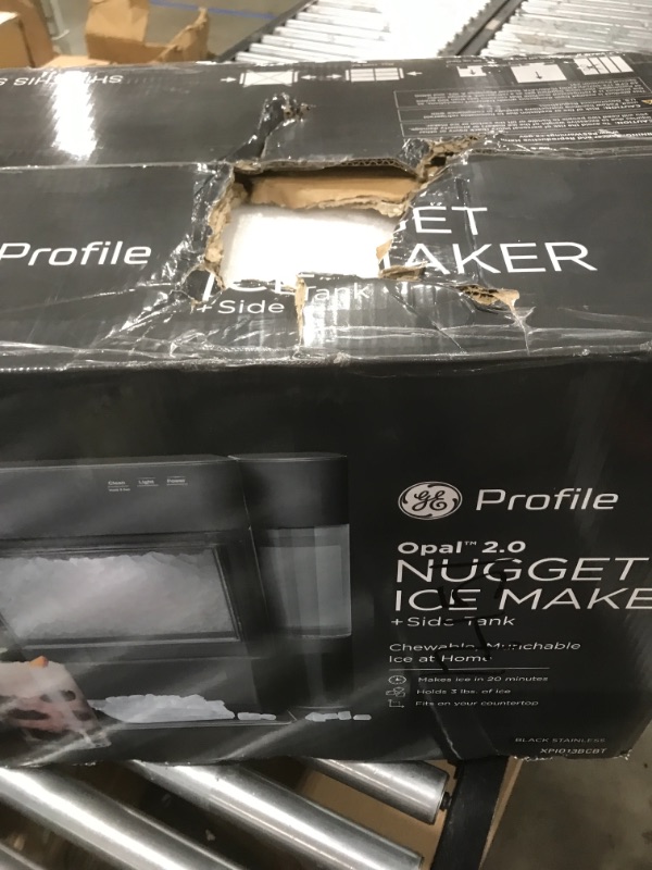 Photo 1 of GE Profile Opal 2.0 | Countertop Nugget Ice Maker with Side Tank | Ice Machine with WiFi Connectivity | Smart Home Kitchen Essentials | Black Stainless
