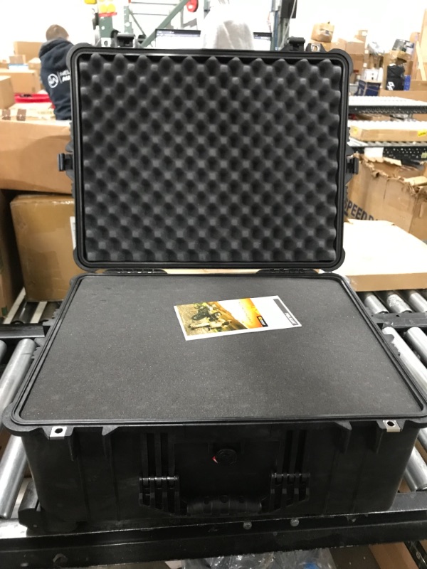 Photo 2 of Pelican 1620 Case With Foam (Black) With Foam Black Frustration-Free Packaging