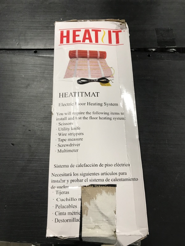 Photo 2 of 100 sqft HEATIT Warmmat Electric Radiant Self-Adhesive Floor Heat Heating System