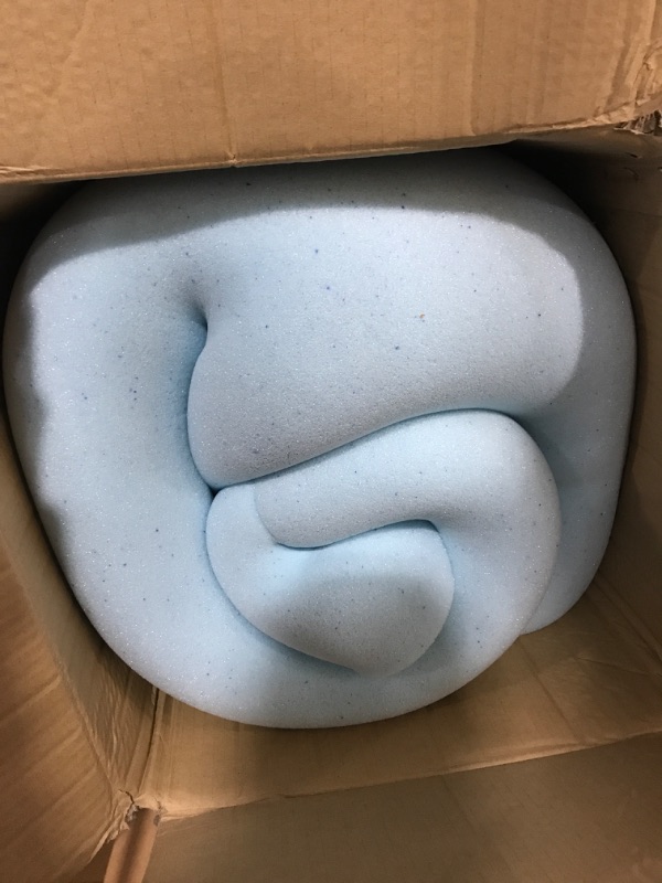 Photo 1 of Linenspa 3 Inch Memory Foam Mattress Topper, Gel Infused King Mattress Topper, CertiPUR-US Certified King 3 Inch Topper Only