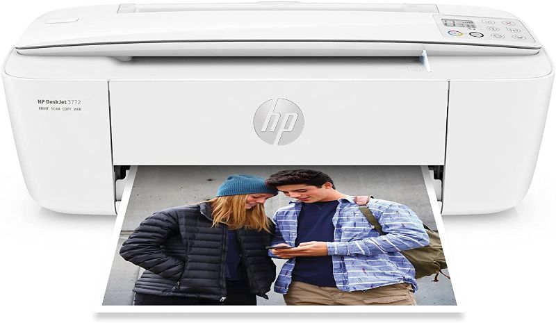 Photo 1 of HP DeskJet 3772 All-in-One Wireless Color Inkjet Printer, Scan and Copy, Instant Ink Ready