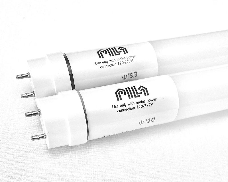 Photo 1 of 2FT LED (2 Pack) T8 T12 Retrofit Ballast Bypass Tube Lamp, Single Ended 5000K Daylight 800 Lumen Lamp Fluorescent Tube Light Bulb Replacement for Non shunted lamp Holders, Replaces F20T12 F17T8 18t18
