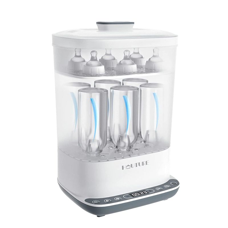 Photo 1 of Baby Bottle Sterilizer, 6-in-1 HAUTURE Bottle Sterilizer and Dryer, Electric Steam