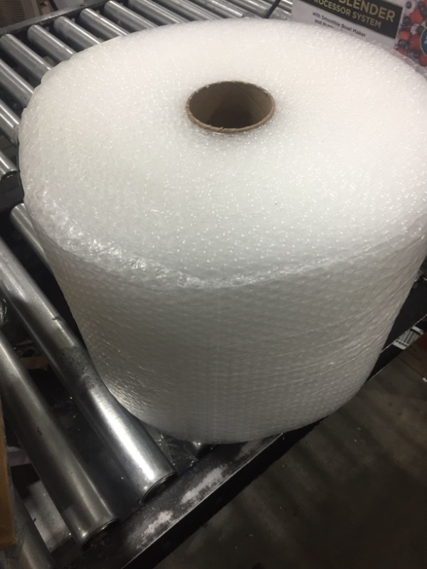 Photo 2 of Duck Brand Bubble Wrap Roll, Original Bubble Cushioning, 12" x 175', Perforated Every 12" (1053440), Clear 12 in. x 175 ft.