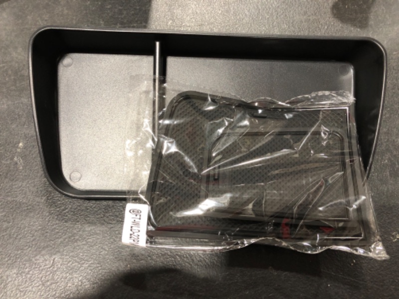 Photo 2 of ZZDMDM for RAV4 Dash Center Console Tray Compatible with 2023 2022 2021 2020 2019 Toyota Rav4 Accessories, Dashboard Organizer Storage Tissue Holder