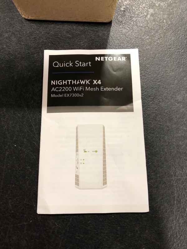 Photo 3 of NETGEAR WiFi Mesh Range Extender EX7300 - Coverage up to 2300 sq.ft. and 40 devices with AC2200 Dual Band Wireless Signal Booster & Repeater (up to 2200Mbps speed), plus Mesh Smart Roaming