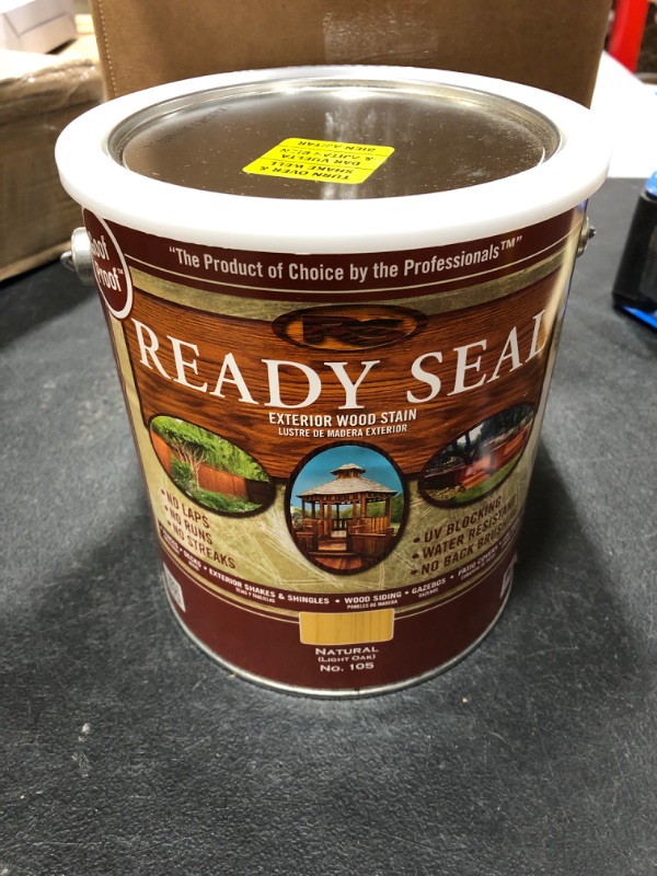 Photo 1 of 1864792 WOOD STN/SLR LT OAK GL Ready Seal Goof Proof Semi-Transparent Natural (Light Oak) Oil-Based Penetrating Wood Stain and Seal