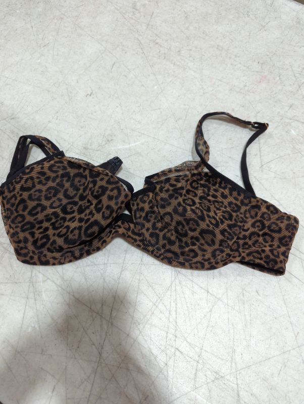 Photo 1 of 36C black & brown animal print bra