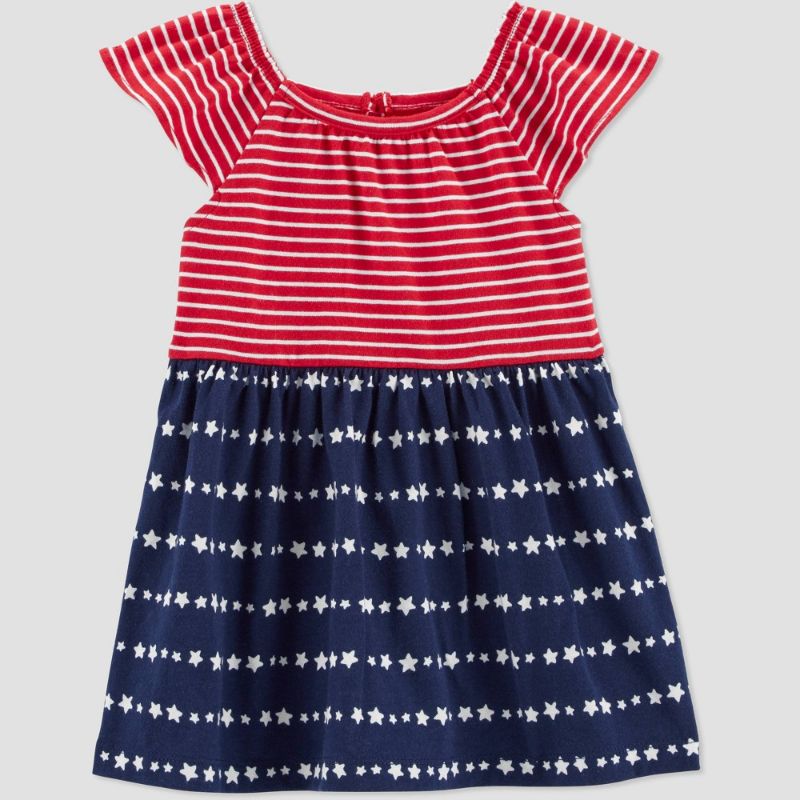 Photo 1 of Baby Girls' Stars and Stripes Dress - Just One You® Made by Carter's
6M