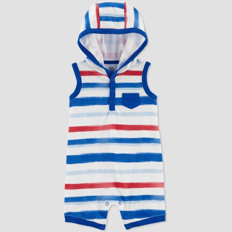 Photo 1 of Baby Boys' Striped Romper - Just One You® Made by Carter's
12m