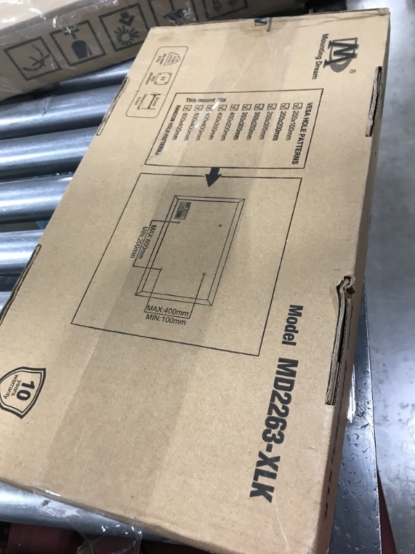 Photo 3 of Mounting Dream TV Wall Mount for 42-86" TV, Tilting TV Mount with Level Adjustment Fits 16", 18", 24" Studs Easy for TV Centering, Wall Mount TV Bracket Max VESA 800x400mm, 120 LBS Loading, MD2263-XLK