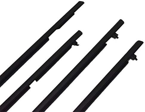 Photo 1 of 4pcs Weatherstrip Window Moulding Trim Seal Belt Replacement for 2006-2011 Honda Civic 