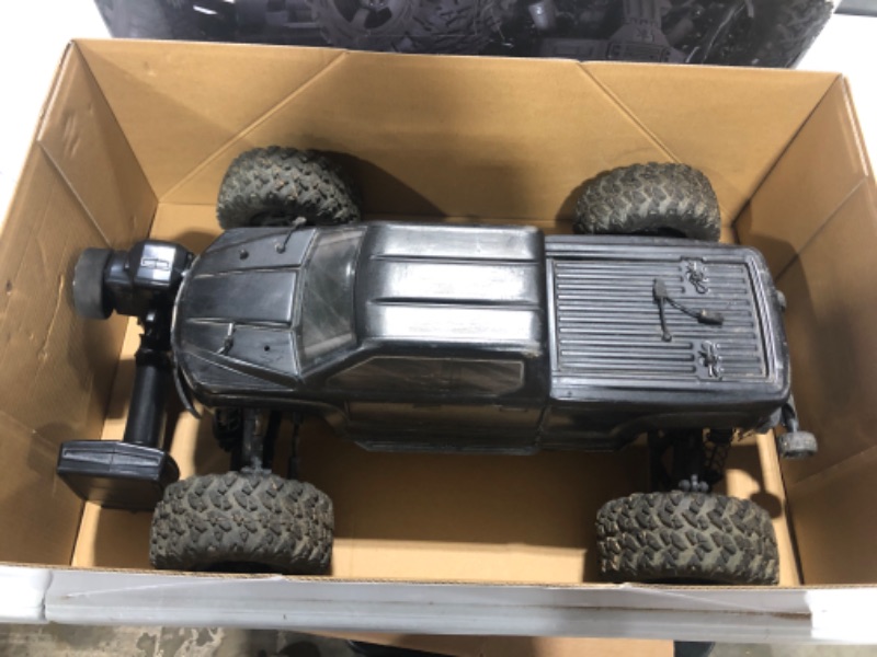 Photo 4 of ARRMA 1/10 Big Rock 4X4 V3 3S BLX Brushless Monster RC Truck RTR (Transmitter and Receiver Included, Batteries and Charger Required), Black, ARA4312V3