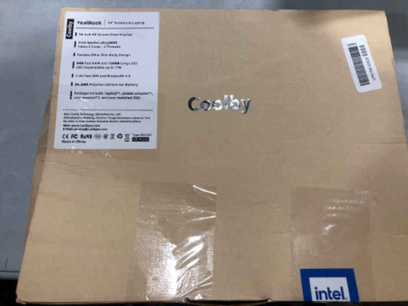 Photo 9 of Coolby YealBook 14.1 inch intel J4005 6GB DDR4 RAM 120G M.2 SSD 34Wh Battery Fast Charging 300nits Narrow Bezel Win10 Pro Notebook
