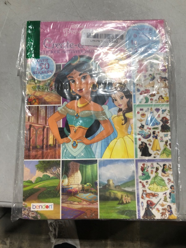 Photo 2 of Disney Princess Create-A-Scene Sticker Activity Pad and Sticker Scenes 45650, Bendon
