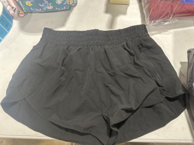 Photo 1 of Women's Black Shorts, Size Large