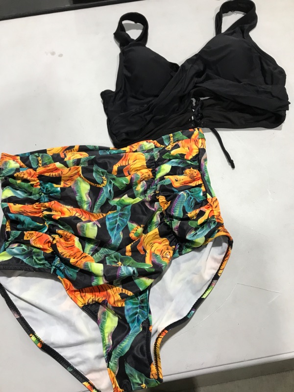 Photo 1 of 2 PIECE SWIMSUIT TUMMY CONTROL SIZE L 