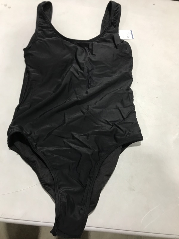 Photo 1 of BLACK ONE PIECE SWIMSUIT SIZE S 