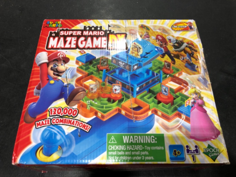 Photo 2 of EPOCH Super Mario Maze Game Deluxe from, Single Player Tabletop Action Game for Ages 4+, Multi