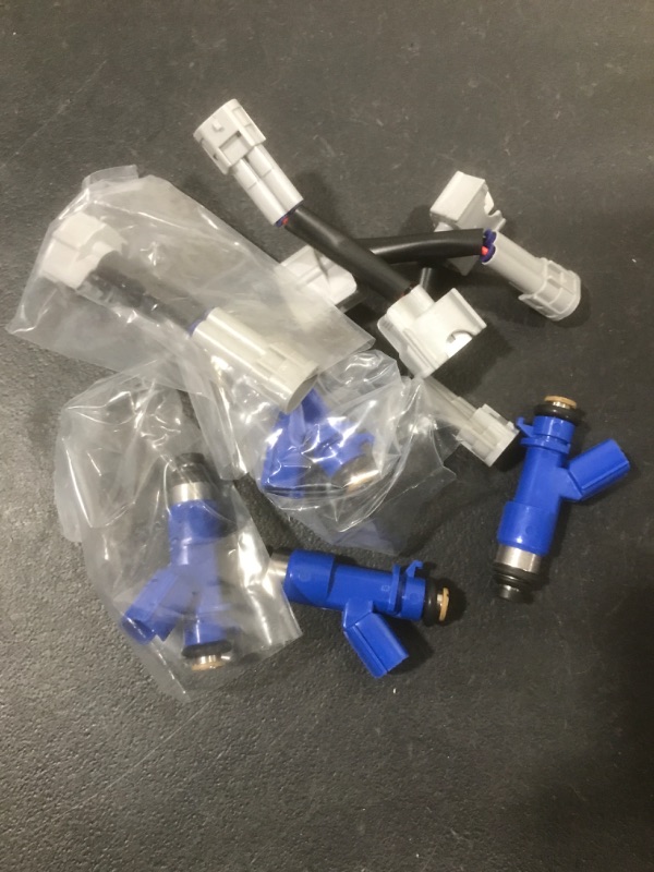 Photo 1 of 16450-RWC-A01 Fuel Injector For:-Honda Civic& Rsx,Integra,Fits For 1996-2006 For:-Honda Civic, 2002-2006 Rsx&1996-2001 Integra K20,K24 1.6l,1.8,2.0l(4pcs, with Pigtail Connectors)
