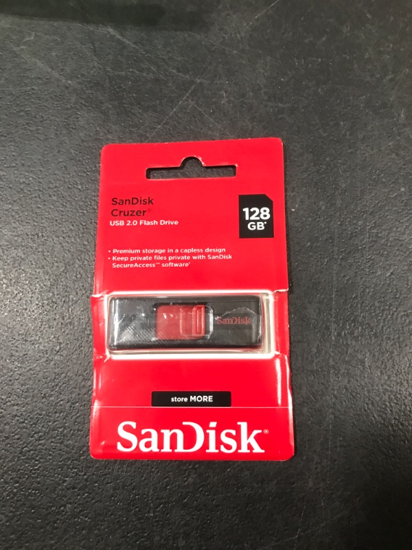 Photo 2 of SanDisk 128GB Cruzer USB 2.0 Flash Drive - SDCZ36-128G-B35