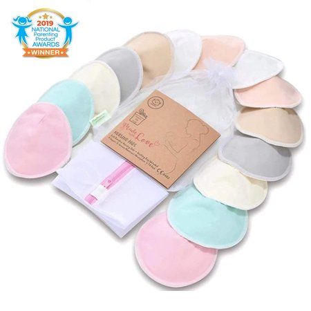 Photo 1 of KeaBabies 14-Pack Organic Bamboo Nursing Breast Pads
