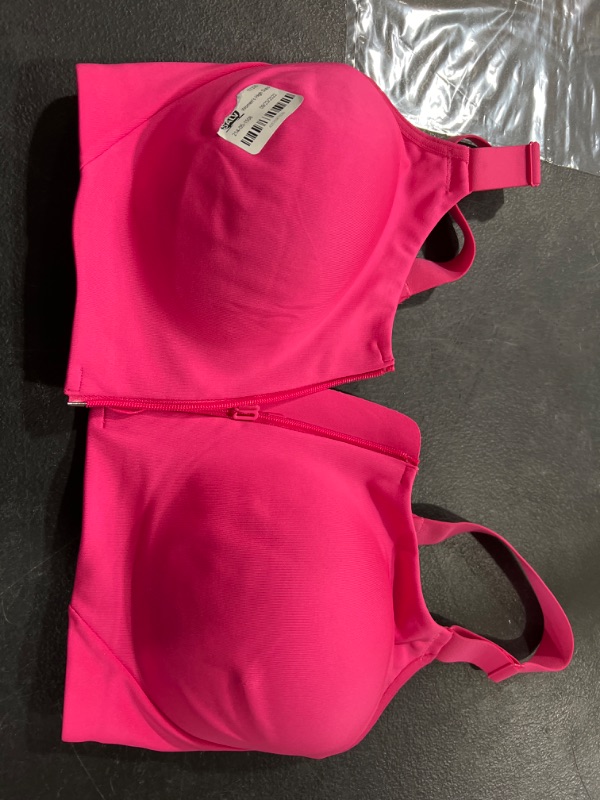 Photo 2 of Women's High Support Sculpt Zip-Front Mesh Crossback Sports Bra - All in Motion™
 SIZE 36D